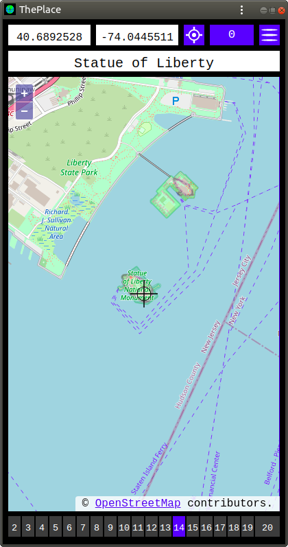 ThePlace - Liberty Island Map